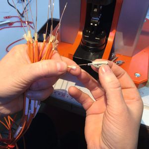 Arbeitsplatz zum Konfektionieren