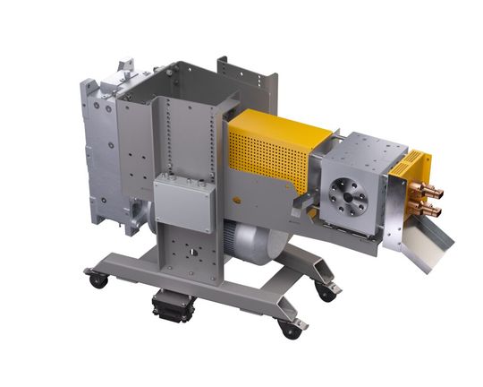 Maag’s Extrex6 EC gear pump is specifically designed for the continuous conveying of rigid PVC (polyvinyl chloride).(Source: Maag)