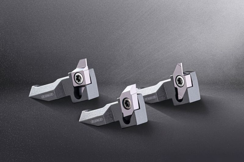 Les porte-outils disposent d'une interface adaptée au type de machine concerné. (Source : Horn/Sauermann)