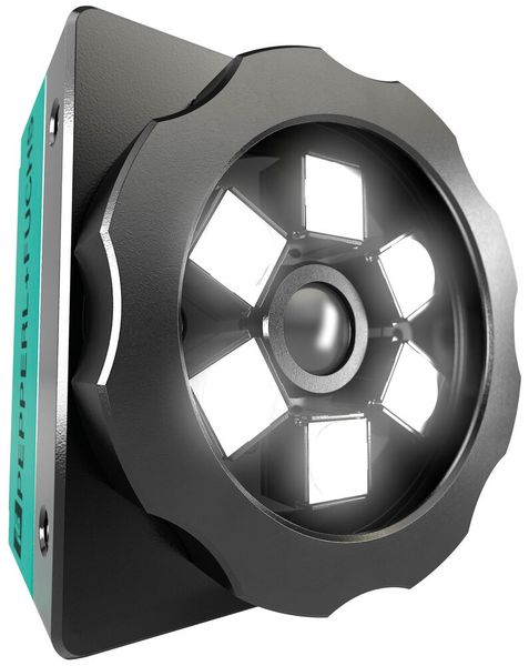 VOS2000, der kompakte Vision Sensor beherrscht neben der Codelesung auch eine breite Palette komplexer Aufgaben im Bereich der 2D Bildverarbeitung. (Bild: Pepperl+Fuchs)