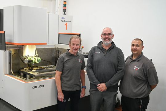 (l-r) David Chapman, Rowan Crozier and Stuart Berry (all Brandauer)(Source:  Brandauer)