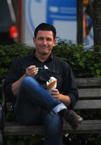 Pause: Oldtimerspezialist und Technikexperte Matthias Kemmer. (Foto: Zietz)