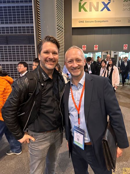 Matthias Ostermeier (l., Newline) und Mirko Rusch (Onedirect) haben Fertig für heute. (Bild: Vogel IT-Medien GmbH)