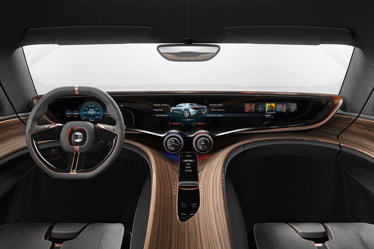 Der Innenraum ist futuristisch gehalten. (Foto: Nanoflowcell)