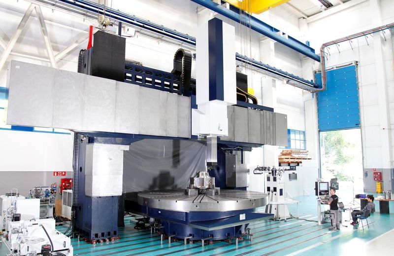 Die Vertikaldrehmaschine VTC-6000-H wird in Kürze an einen Schiffsbauer geliefert. (Bild: Soraluce)