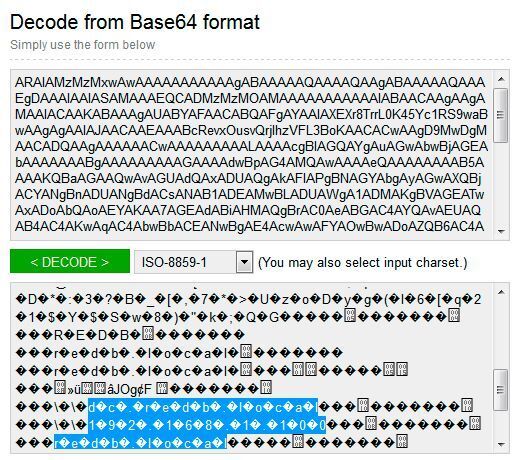 Abbildung 4: Mit einem einfachen Base64-Decoder zeigen sich einige Details für den Domänenbeitritt. Das Domänenadministratorpasswort ist jedoch nicht darunter. (Bild: Schlede/Bär)