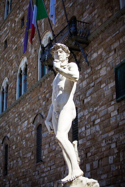 Vom David im Originial in Florenz als erster Monumentalstatue der Hochrenaissance ...  (© Marco Scisetti - Fotolia)