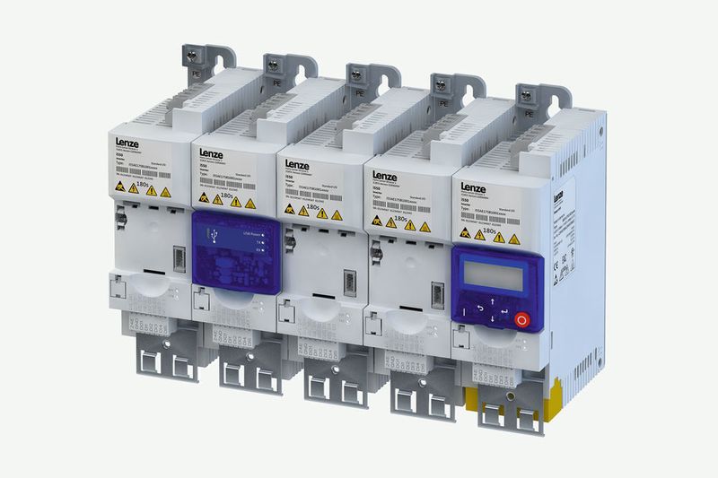 Die Baureihe i500 kommuniziert nicht nur mittels Keypad, auch drahtlose Kommunikation ist  über das WLAN-Modul möglich. (Bild: Lenze)