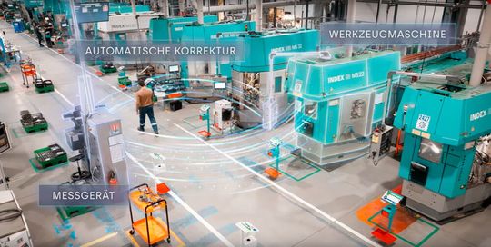 Zerspaner aufgepasst! Vom 20. bis 21. kann man in der Demofabrik-Z4 in Werdohl erstmals den sogenannten Qualityhub in Deutschland erleben. Eine Rolle wird auch die Software APC von Ellistat spielen, die zum Beispiel die Maschinendrift korrigieren kann und viel Rüstzeit spart.(Bild:  Ellistat)