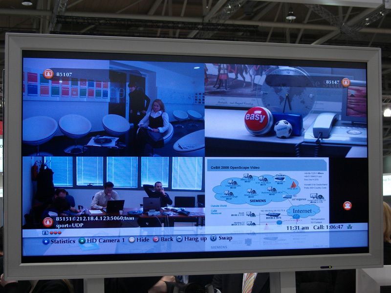 Un so könnte sich der Bildschirm aufteilen, wenn mehrere Konferenzteilnehmer an einem virtuellen Meeting teilnehmen. (Archiv: Vogel Business Media)