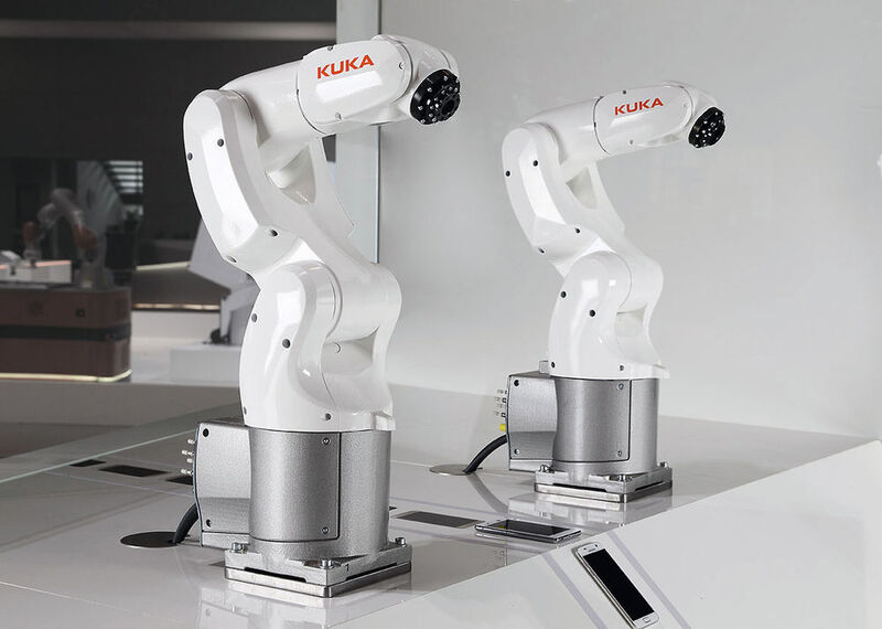 Mit neuen Konzepten will Kuka Roboter sich auf die Zukunft der Mensch-Maschine-Kollaboration ausrichten. (Kuka Roboter)