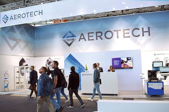 Der Aerotech-Messestand auf der Control 2022 Der Aerotech-Messestand auf der Control 2022