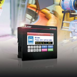 Das GT2104, ein kompaktes Einstiegs-HMI von Mitsubishi Electric, will durch realistische Darstellung der Bildschirmelemente und erweiterten Funktionsumfang überzeugen.