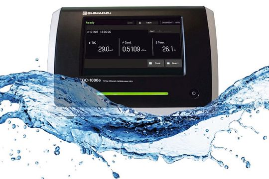Abb.1: Der TOC-1000e von Shimadzu zur Online-Reinstwasserüberwachung. Abb.1: Der TOC-1000e von Shimadzu zur Online-Reinstwasserüberwachung.