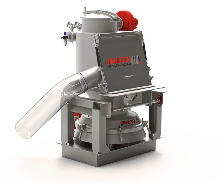 Dinnissen präsentiert die neue kippbare Dima Sackentleerer, die leicht von einer einzigen Person bedient werden können. (Bild: Dinnissen)