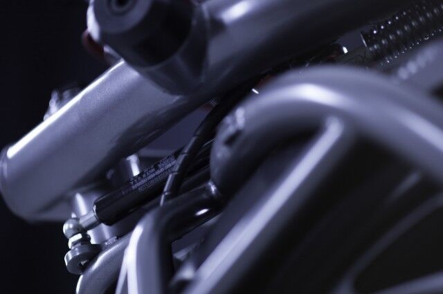 Details des elektrischen Einrad-Motorrads. (Bild: Ryno)