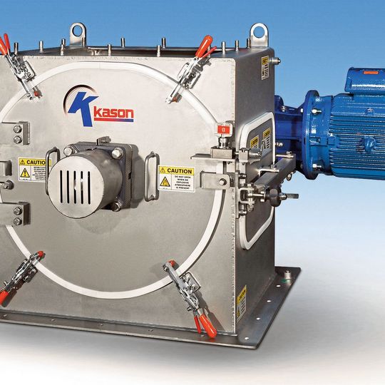 Der Klumpenbrecher Modell LB 550 reduziert Agglomerate zu Partikeln mit einem Durchmesser von bis zu 2 mm bei minimaler Wärmeentwicklung oder Feinanteilen von 2 bis 25 t/h.(Bild:  Kason)