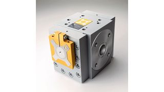 Aus dem umfangreichen Sortiment seiner Zahnradpumpen zeigte Maag zur Chinaplas die Extrex-Zahnradpumpe in x6-class-Ausführung.  (Maag)