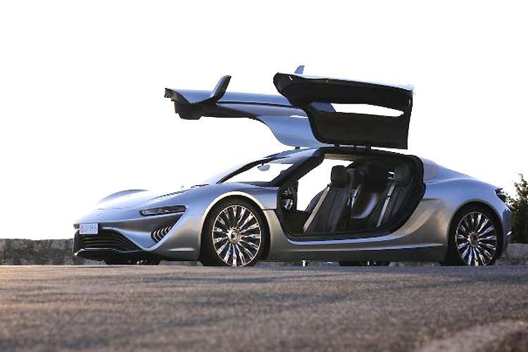 Futuristisches Modell: Der Quant-E wird elektrisch angetrieben, die Speichertechnologie ist bereits NASA-erprobt. (Foto: Nanoflowcell)