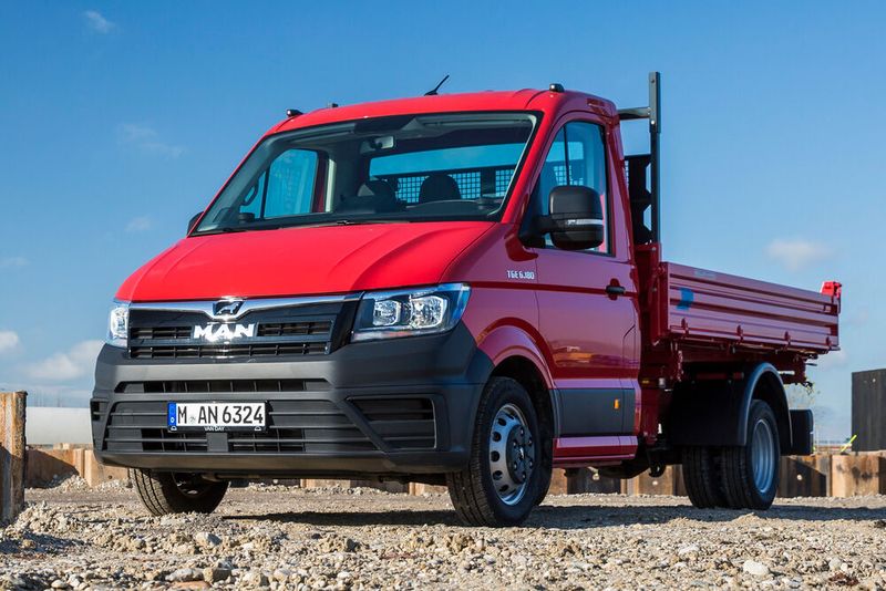 Der MAN TGE 6.180 mit Allradantrieb von Oberaigner und rund 3.370 Kilogramm Nutzlast. (Bild: ampnet/MAN)