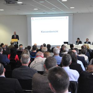 Der Mitsubishi-Händlerverband hatte nach Flörsheim geladen.(Foto:  Wehner)