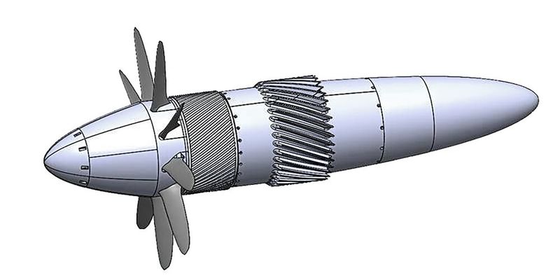 Der getestete Motor mit Wechselrichter erzeugt einen Schub von 2.000 N. (Bild: Oswald Elektromotoren)