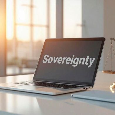 Einer Umfrage des Bitkom zufolge sind Unternehmen in Deutschland weiterhin stark abhängig von digitalen Technologien und Leistungen aus dem Ausland.  (Bild: Canva / KI-generiert)