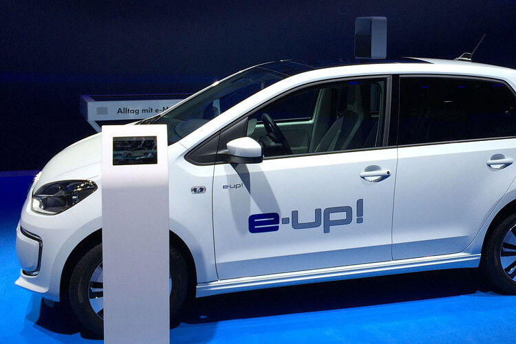 Zudem gibt es mit dem E-Up eine günstigere, wenn auch kleinere VW-E-Variante. Er kostet 26.900 Euro. (Foto: Michel)