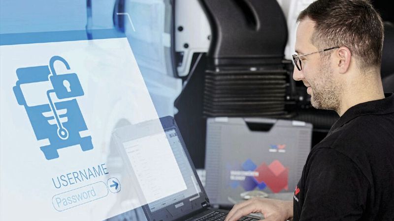 Security Gateways, die freien Werkstätten und Multimarkentestern den Zugang zur Fahrzeugelektronik verwehren, kommen künftig auch auf Nfz-Betriebe zu. (Bild:  Wabcowürth)