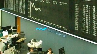 Im so genannten neuen Handelssaal der Frankfurter Börse (Foto: Wikimedia, Dontworry)