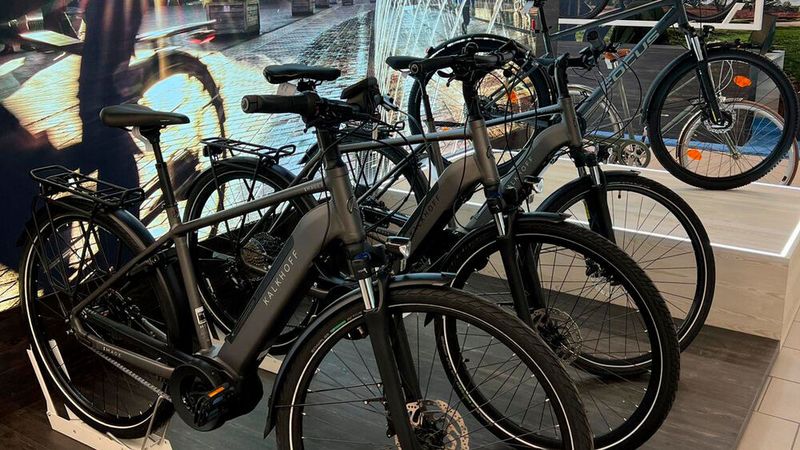 Vor Ort gibt es Fahrräder ... (Kuhn+Witte)