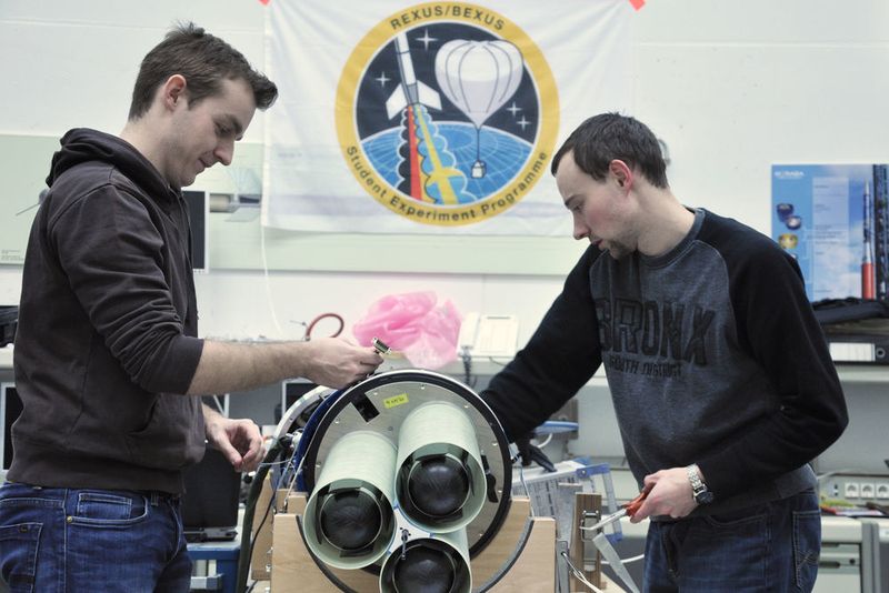 Das TU Wien Space Team bei der Arbeit (TU Wien)