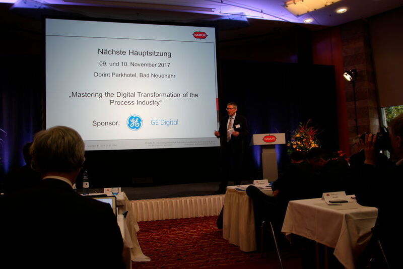 Hauptsponsor der Namur Hauptsitzung 2017 wird GE Digital. Die Sitzung steht unter dem Motto „Mastering the Digital Transformation of the Process Industry“. (Ernhofer/PROCESS)