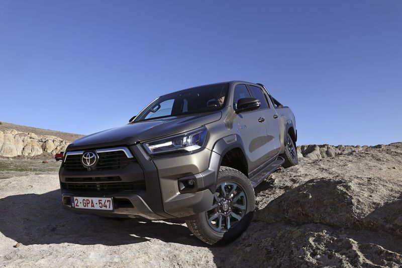 Die sehr guten Offroad-Eigenschaften des Hilux bleiben auch mit Mild-Hybrid erhalten. (Bild: Toyota)