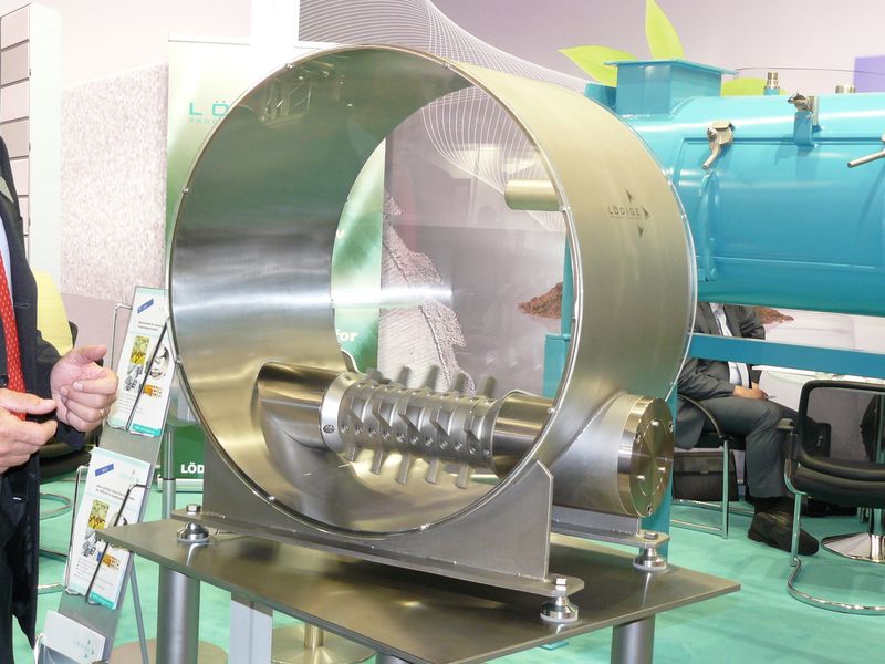 Cutter spindle for difficult applications by Lödige.  (Picture: M. Felgentreu/PROCESS)