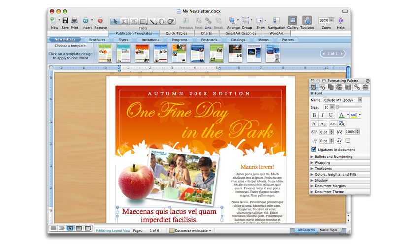 Auch bei der Mac-Version von Microsoft Office hat sich die Bedienoberfläche drastisch verändert. (Archiv: Vogel Business Media)
