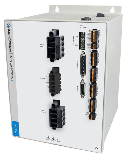 Seamless connectivity: The Automation1 Studio Machine Setup Configuration Wizard harmonizes with the XC2e, XC6e, XL5e, SI4 and XL4s drive hardware.  (Aerotech)