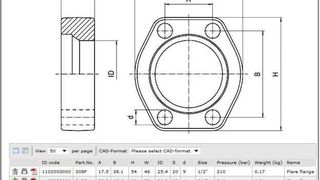 CAD-Bibliothek zum GS-Hydro Flanschprogramm (Bild: GS Hydro)