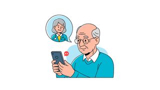 Laut Bitkom-Umfrage nutzen 19 Prozent der Befragten ab 65 Jahren E-Mail, Chat oder  Messenger für die Kommunikation mit ihren Ärztinnen und Ärzten. (Bild: © Robin - stock.adobe.com / KI-generiert)