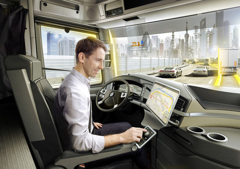 Für Continental sind die  drei Technologiefelder „Intelligent Transportation Systems (ITS)“, „Sustainable Products & Solutions“ sowie „Automated Driving“  die Voraussetzung für zukünftige Nutzfahrzeug-Mobilität. (Bild: Continental)