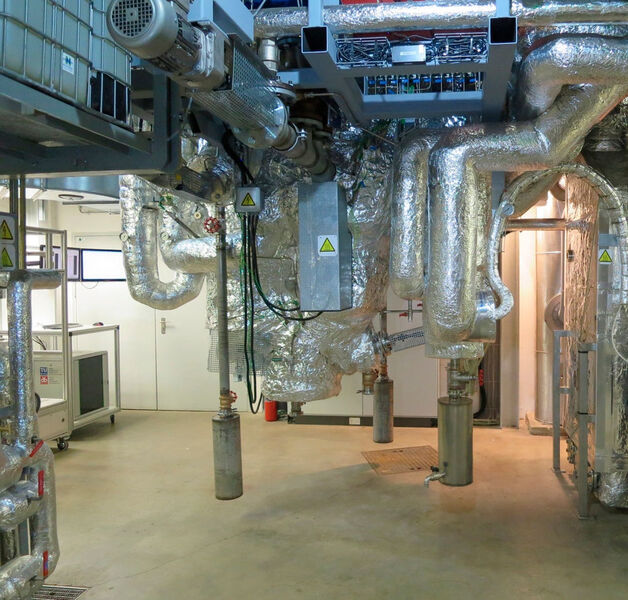 Biomasseanlage an der TU (TU Wien)