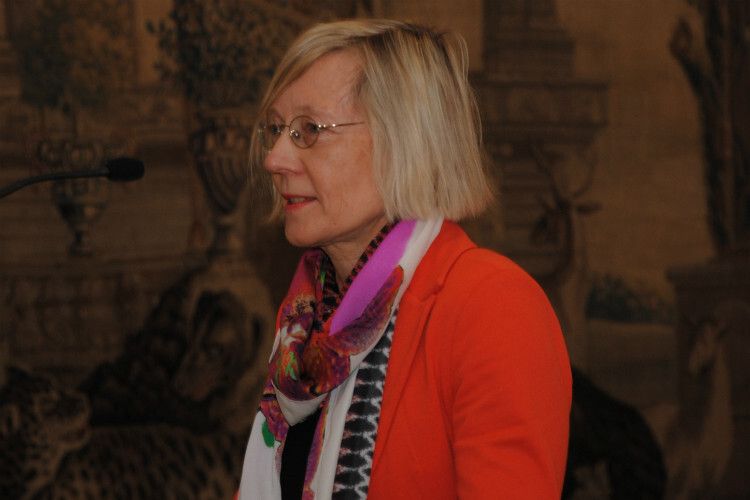 Karin Milger, Vorsitzende BGH-Richterin des VIII. Zivilsenats, erläuterte die aktuelle Rechtsprechung des Bundesgerichtshofs zum Kauf- und Leasingrecht. (Foto: Baeuchle)