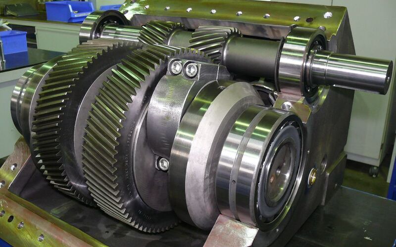 Kompakte Kraftübertragung – maßgeschneidert für den Einsatz in Hochdruckpumpen: Die Getriebe der Kamat-Pumpen stammen aus eigener Entwicklung und Fertigung. (Kamat)