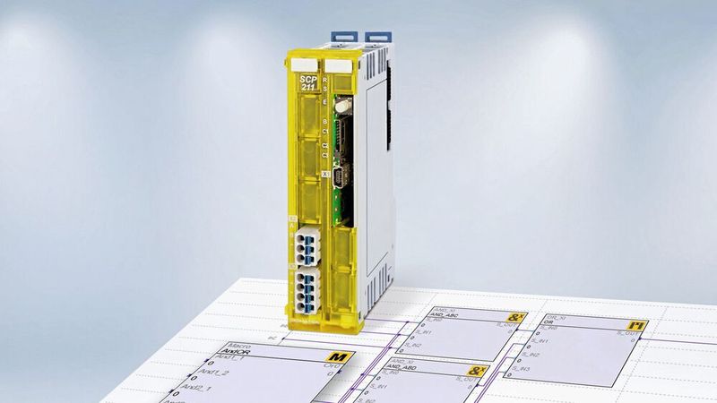 Die Safety-CPU SCP 211 von Sigmatek bietet eine schnelle Abarbeitungsgeschwindigkeit und umfangreichem Speicher. (Bild:  Sigmatek GmbH & Co. KG)