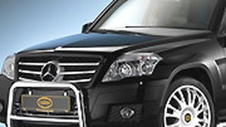 Frontbügel und seitenschweller machen den GLK zu einem sportlichen Off Roader (Archiv: Vogel Business Media)