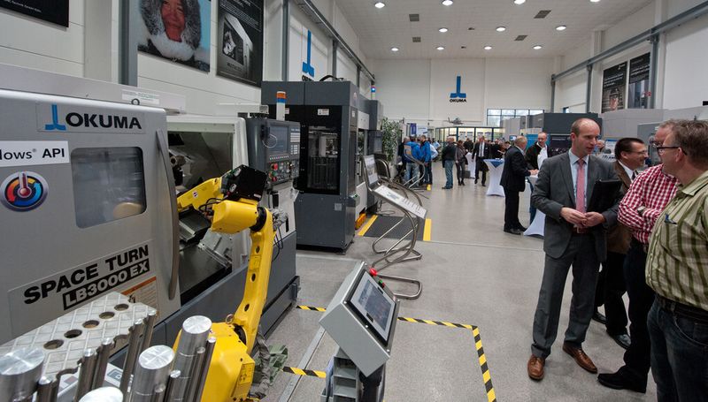 Impressionen vom Okuma-Open-House 2012. (Bild: Okuma/Hennecke)