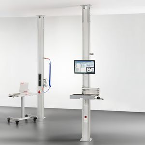 Multifunktional: Strom, Druckluft, Netzwerk – das alles von einem zentralen Punkt aus bietet die Installationssäule.