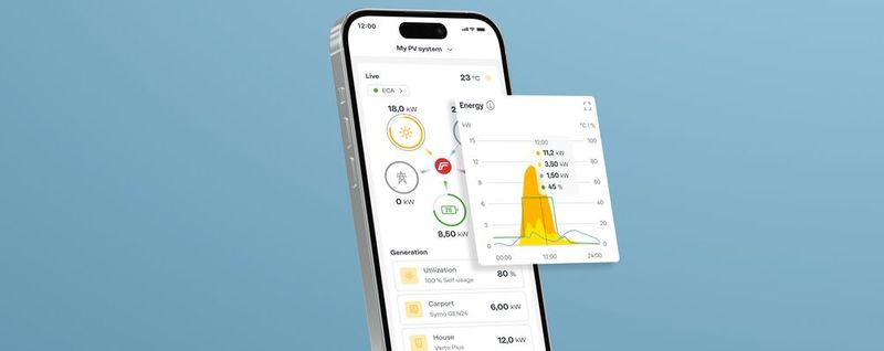 Der Energiekosten-Assistent ruft aktuelle Strompreise direkt von der Strombörse ab.(Bild:  Fronius International)