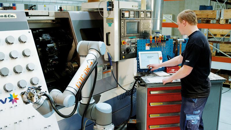 Trotz schwacher Weltkonjunktur wurden 2012 weltweit über 160.000 Industrieroboter abgesetzt, fast so viele wie im Jahr zuvor. (Bild: Universal Robots)