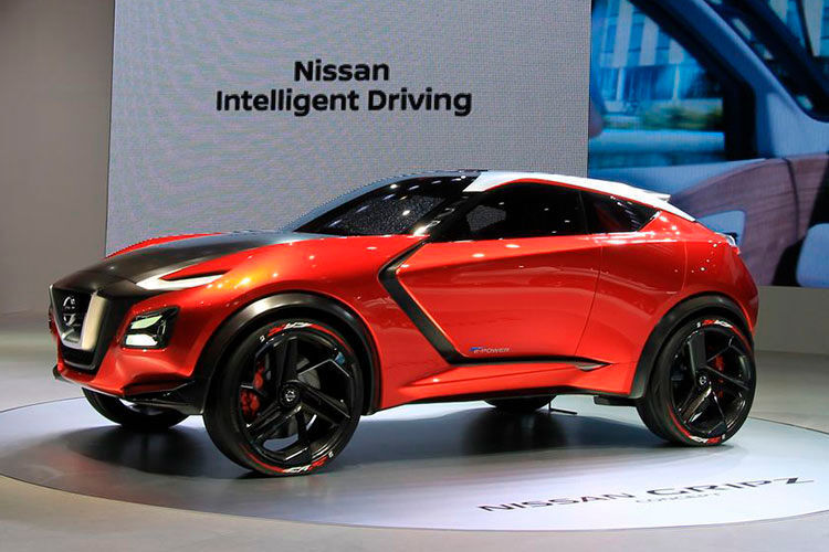 Zuvor schon auf der IAA in Frankfurt gesehen: die Nissan-Studie Gripz. (Foto: press-inform)